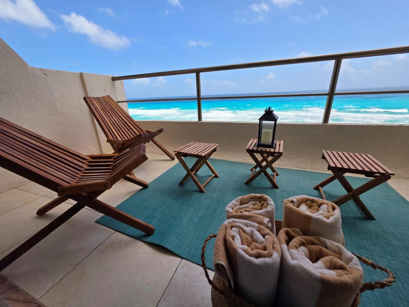 Perfect Vacation Getaway,Ocean View,Wifi, Beach Cancun Luaran gambar