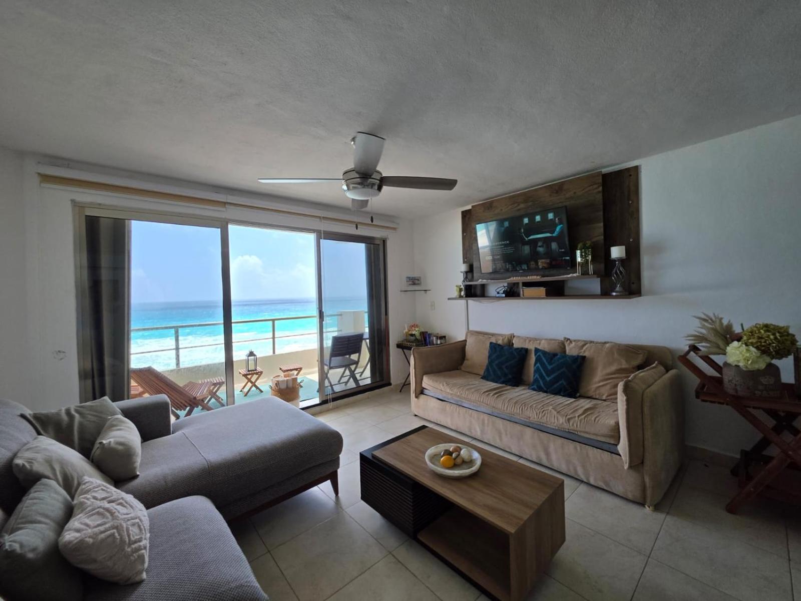 Perfect Vacation Getaway,Ocean View,Wifi, Beach Cancun Luaran gambar