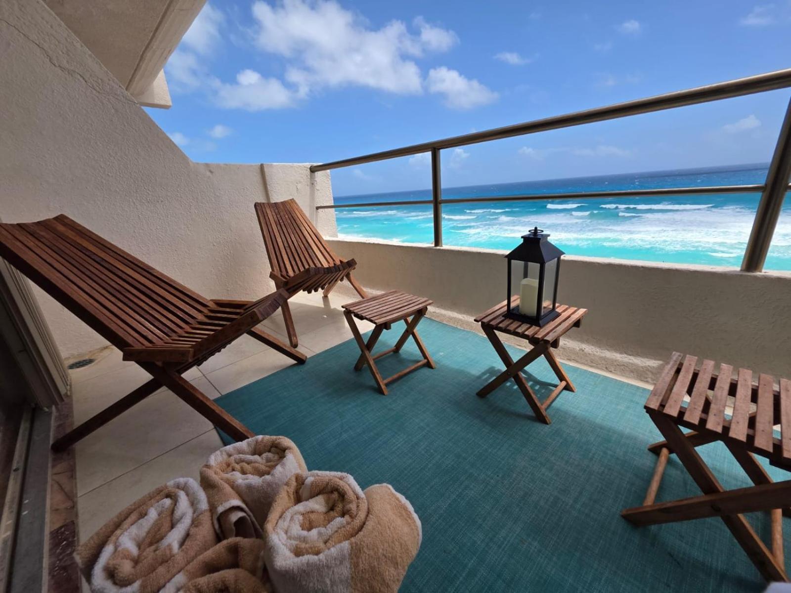 Perfect Vacation Getaway,Ocean View,Wifi, Beach Cancun Luaran gambar